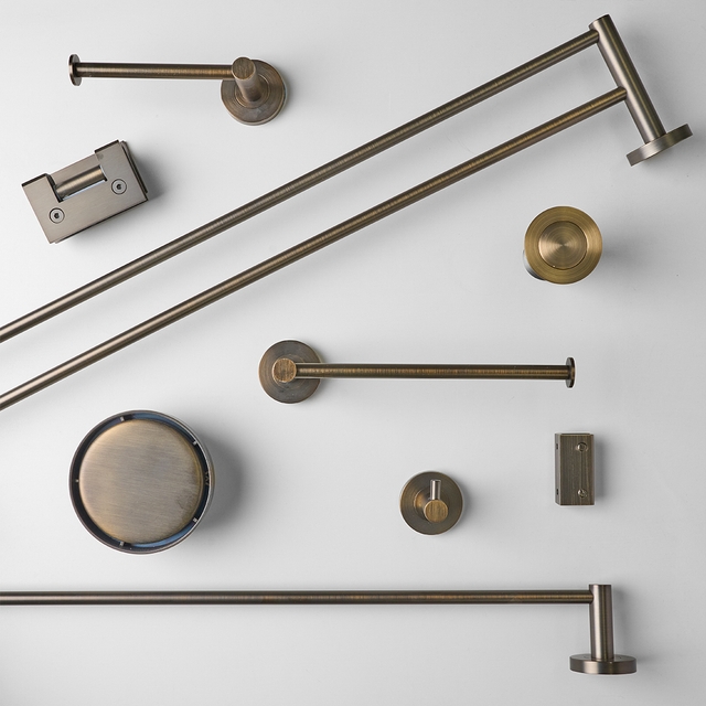 Antique Brass Tapware Sample Disc | TileCloud