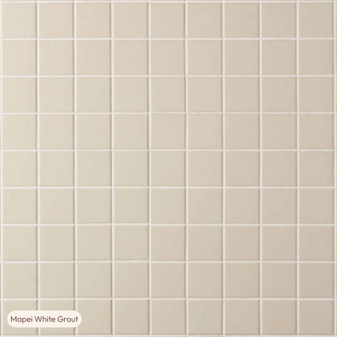 Haddon Bone Matte Medium Square Tile | TileCloud