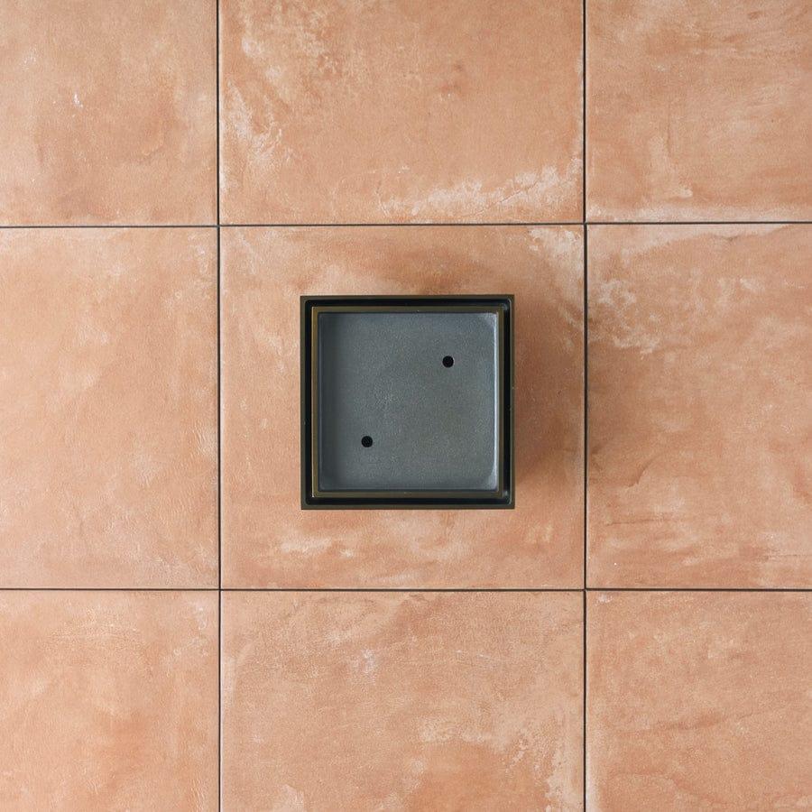 Yabby TAPWARE Tile Insert Floor Waste Large Antique Brass