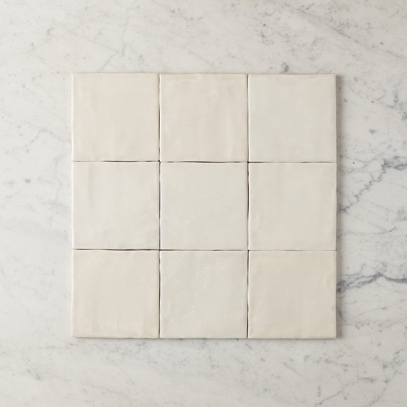 Newport Gloss Bone Mixed Square Tile | TileCloud