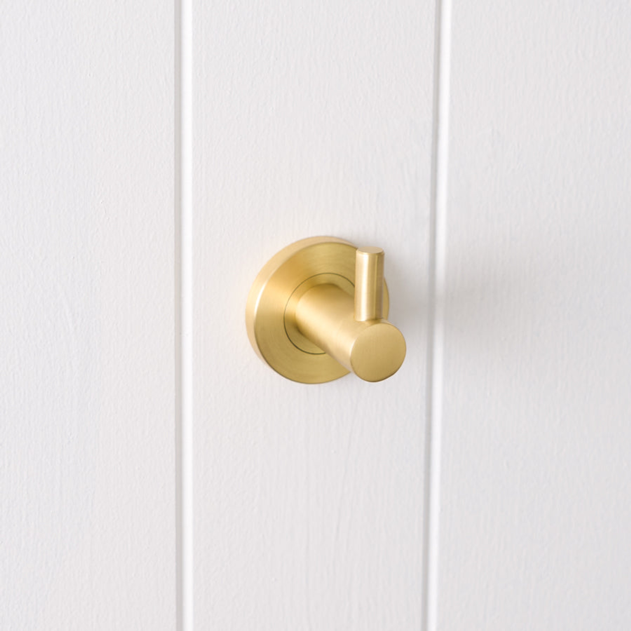 Sydney Robe Hook Brushed Brass | Yabby Tapware