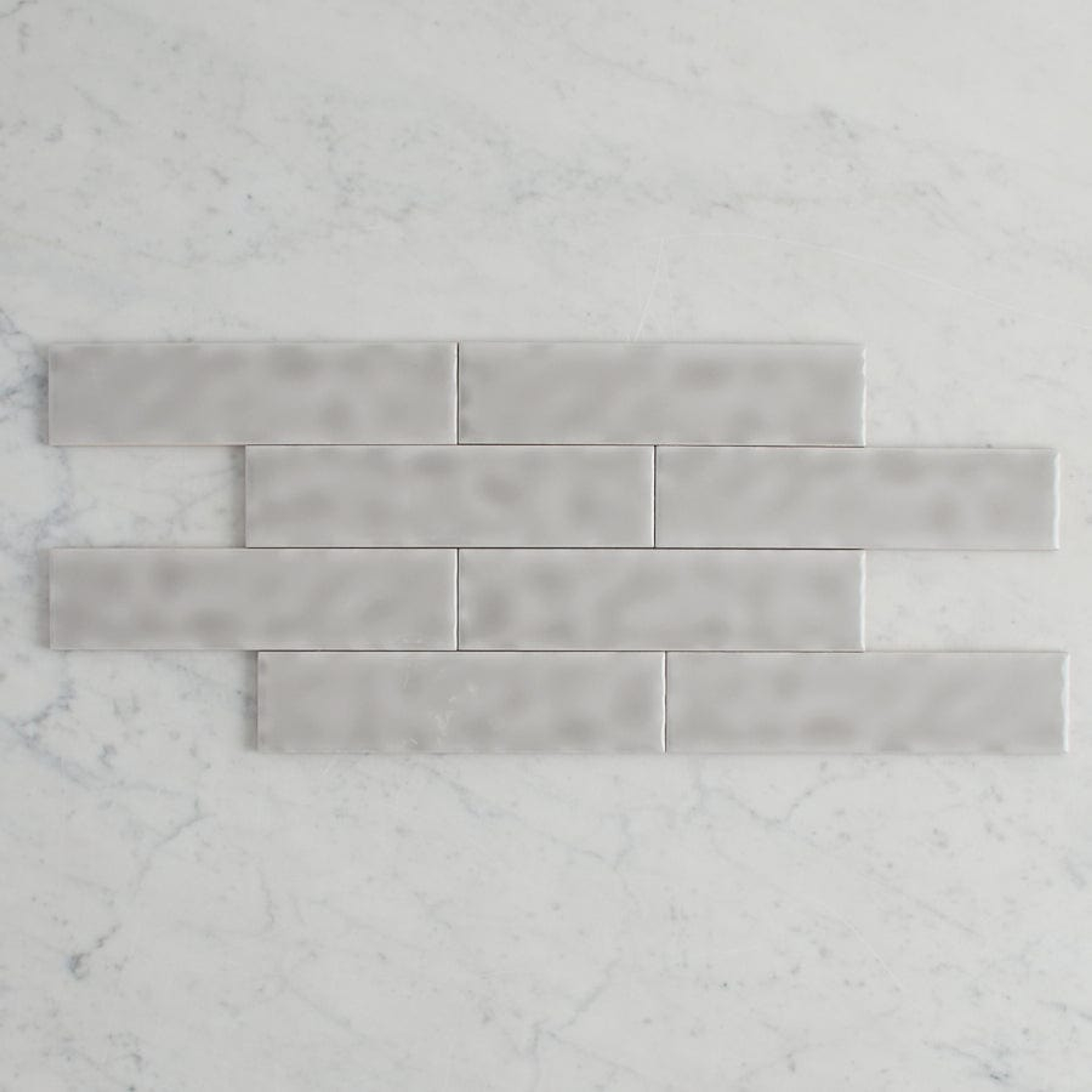 TileCloud TILE Newport Gloss Mini Subway Grey Tile
