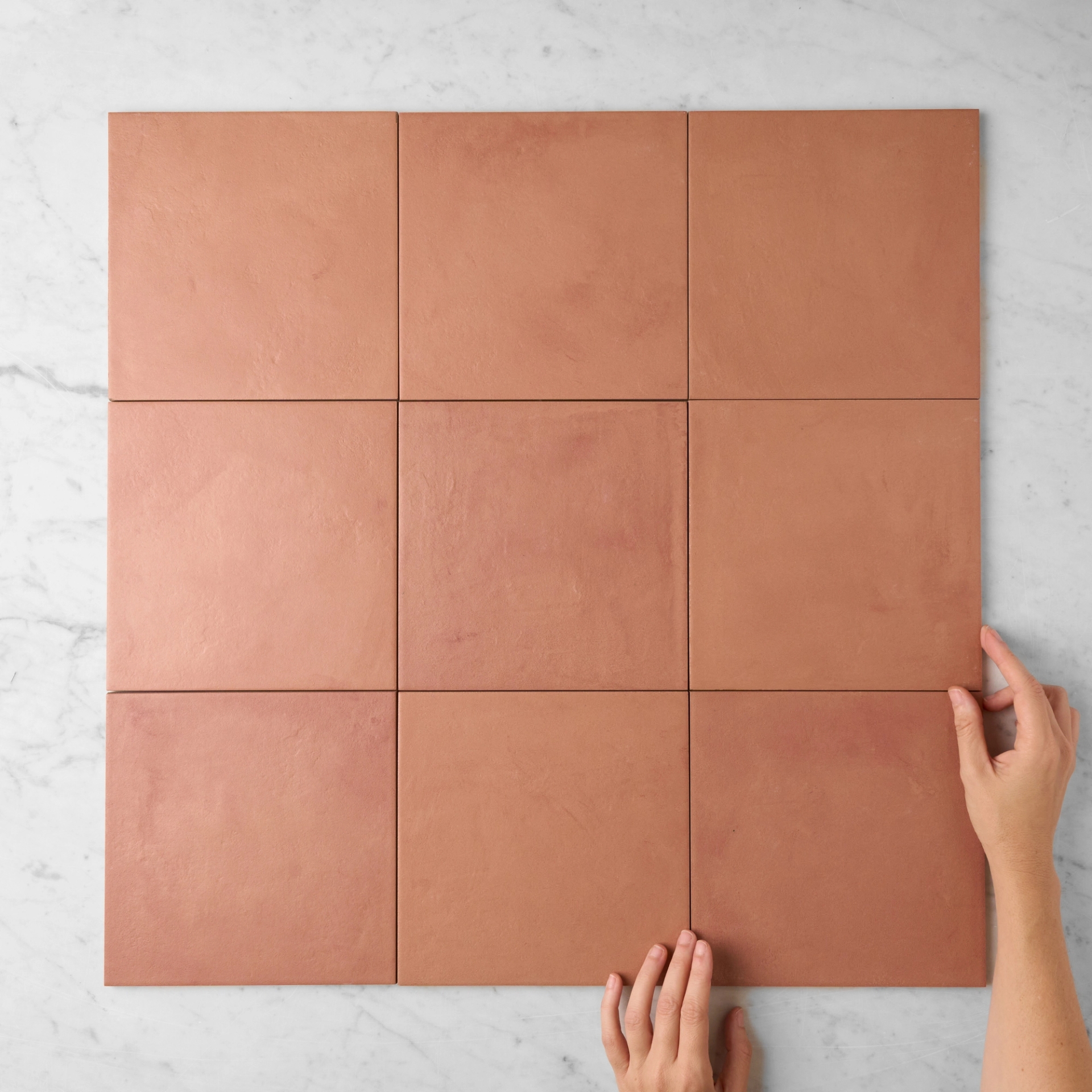 Tile Increat Bronte Square Terracotta Tile | TileCloud