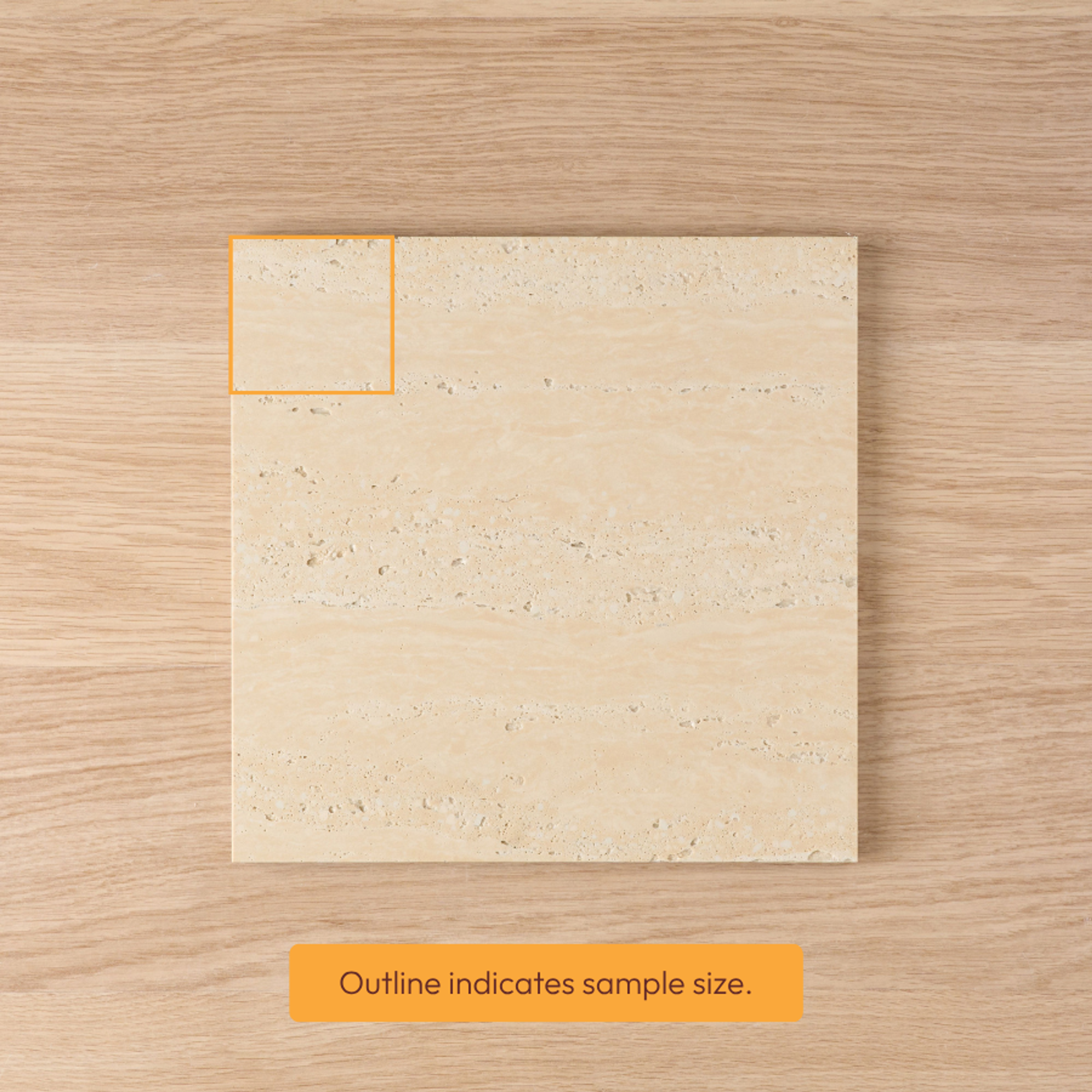 Kirribilli travertine-look sand tile with a matte finish and subtle natural-style veining