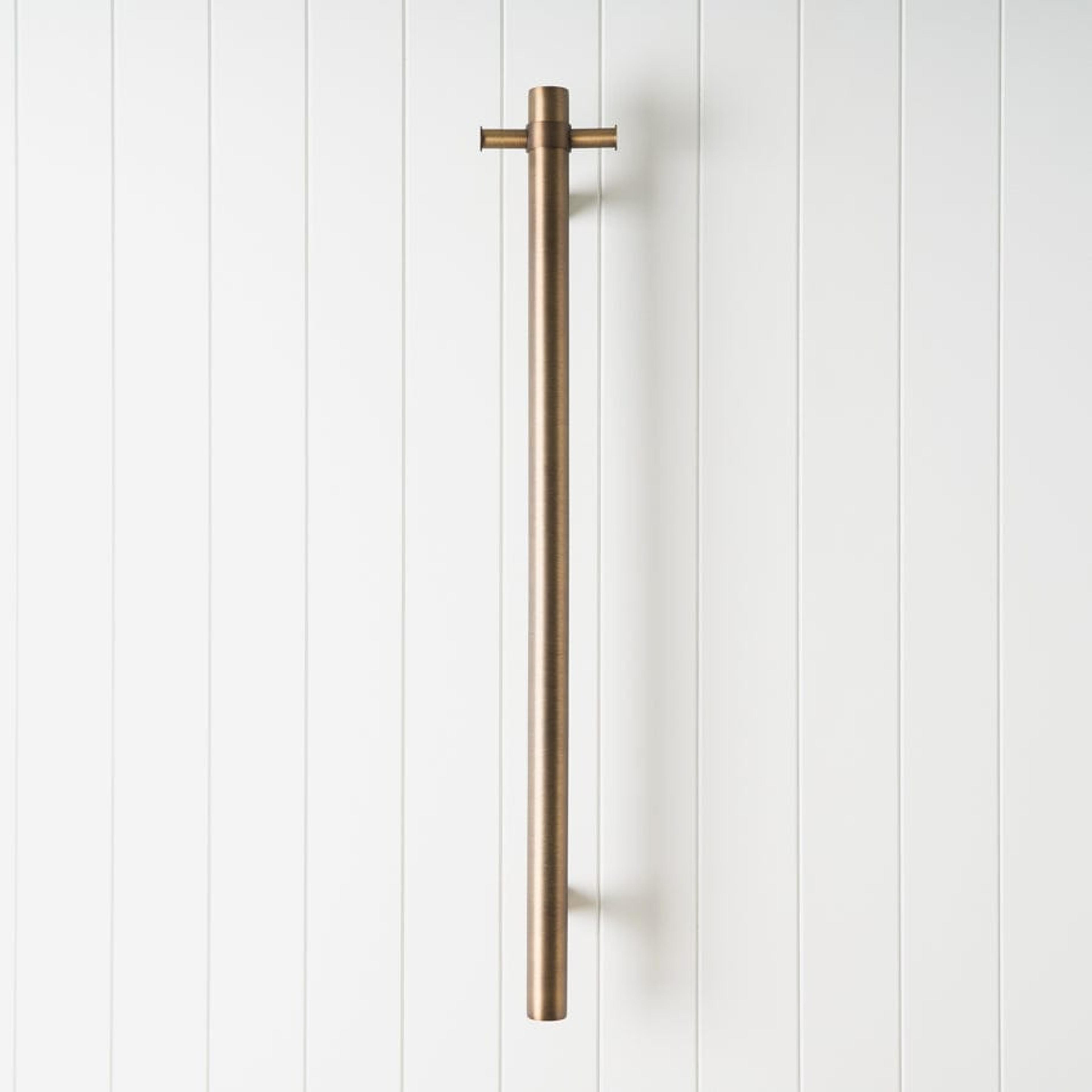 TileCloud TAPWARE Heated Towel Rail Antique Brass