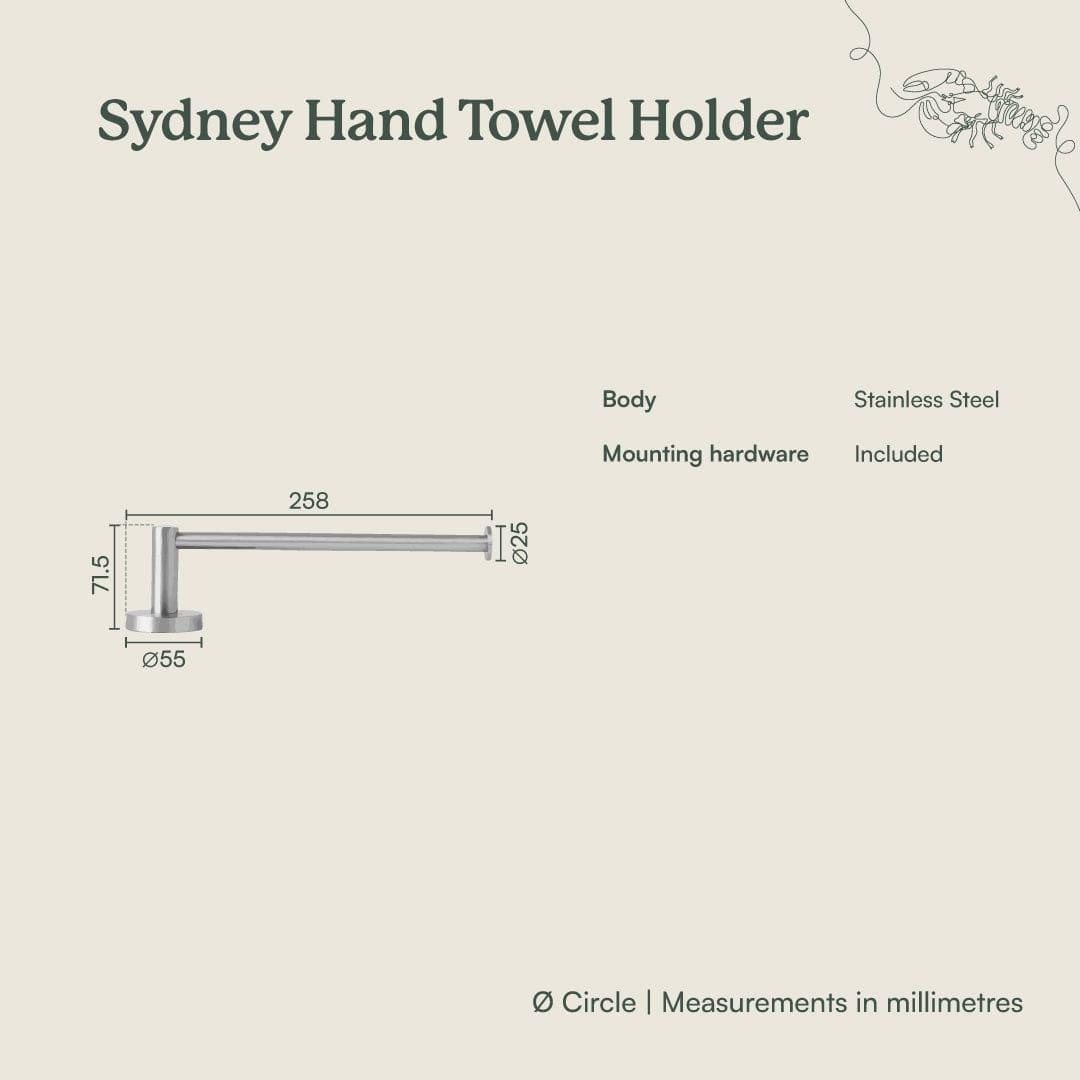 Yabby TAPWARE Sydney Hand Towel Holder Antique Brass