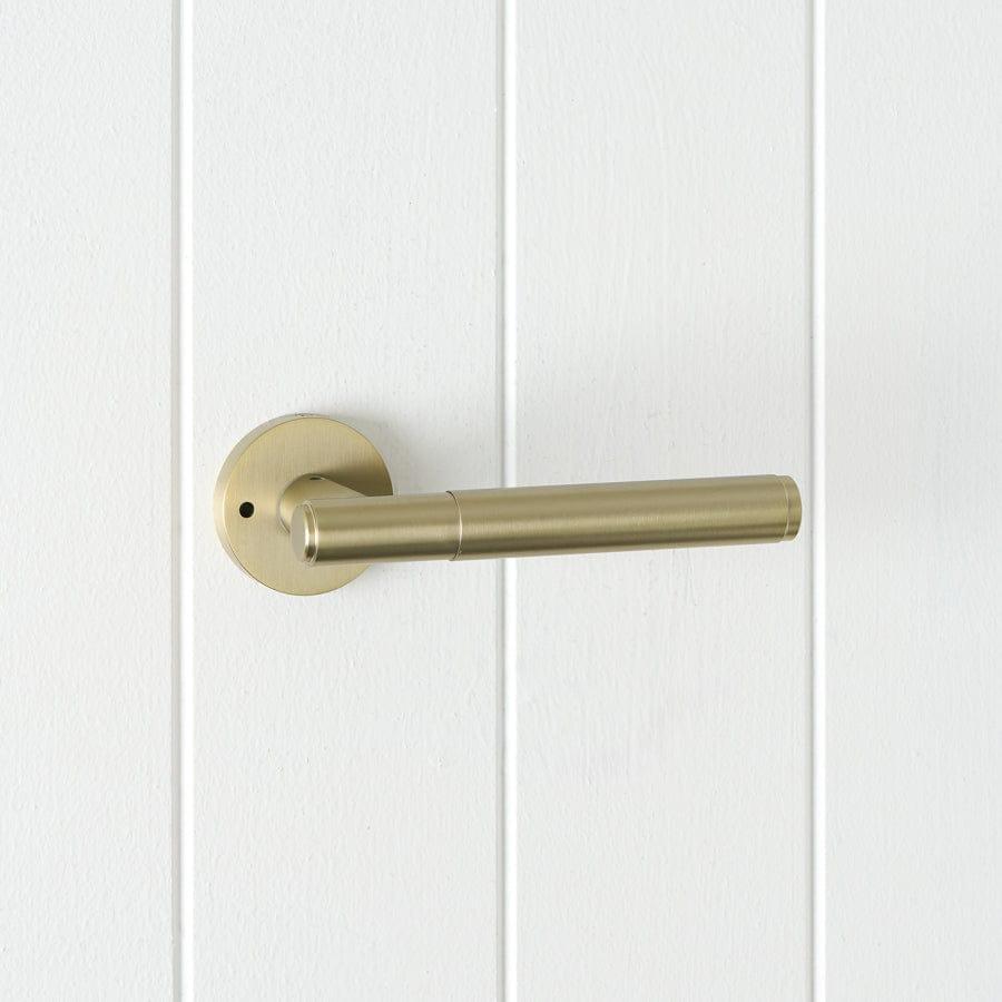 TileCloud TAPWARE Melbourne Door Handle Warm Brushed Nickel