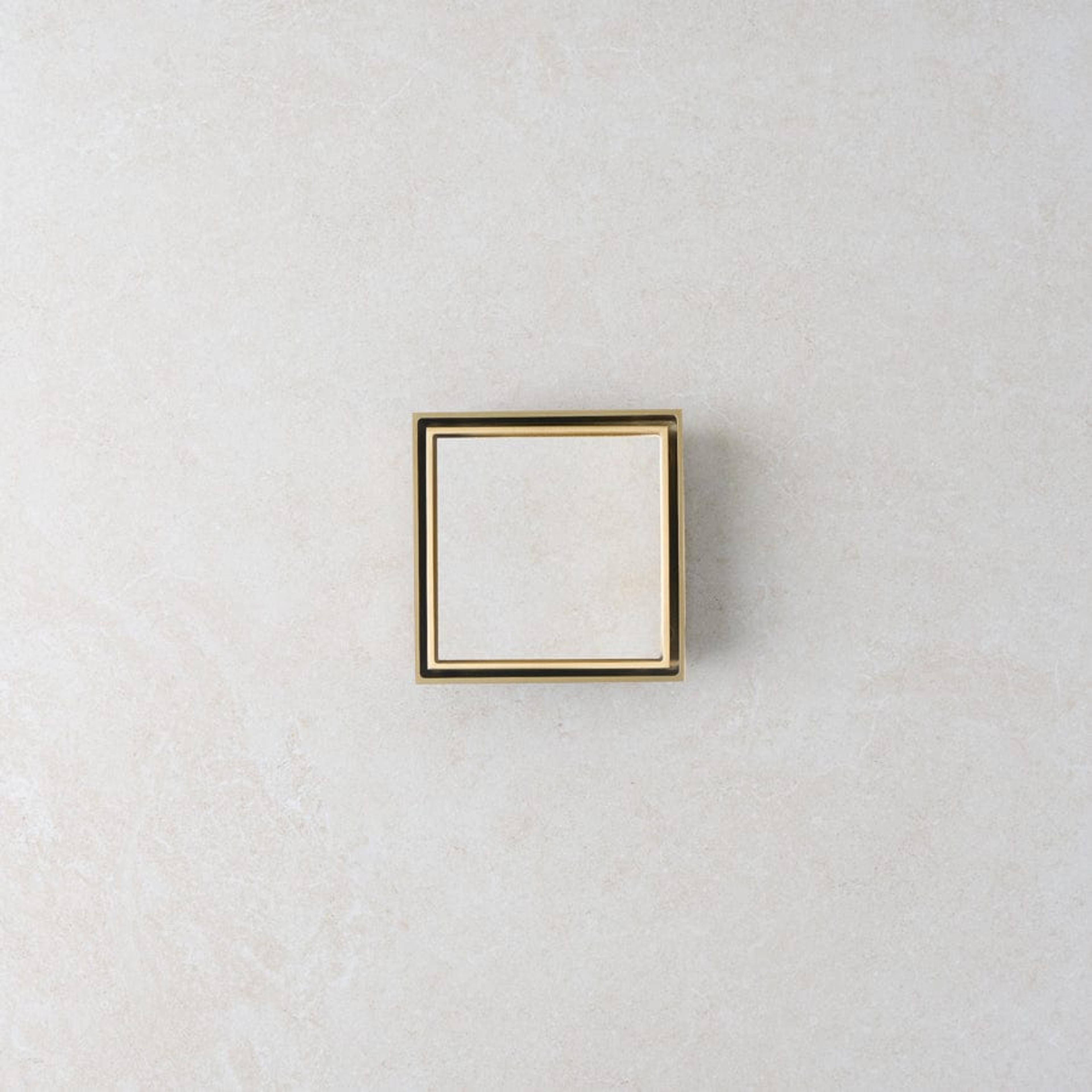 Yabby TAPWARE Tile Insert Floor Waste Large Brushed Brass