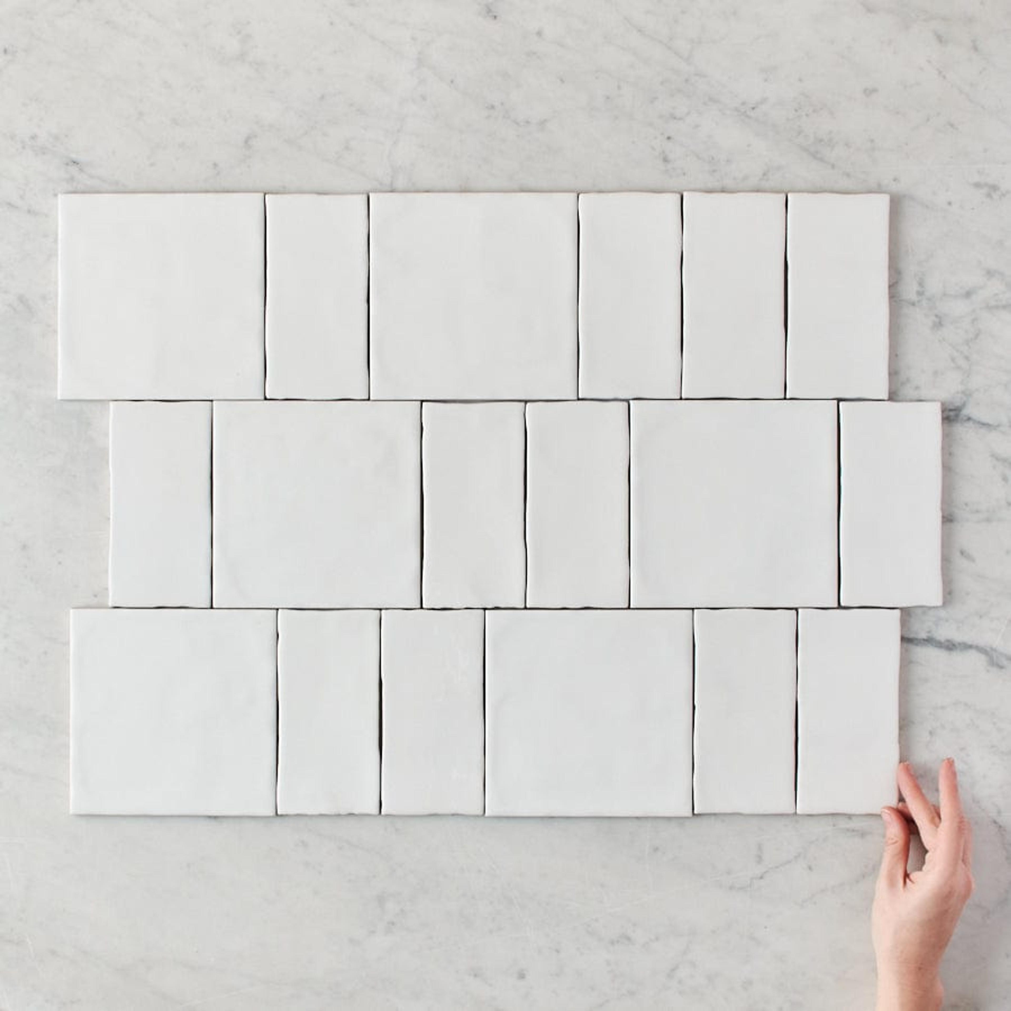 TileCloud TILE Newport Gloss Square & Subway Pattern Tile