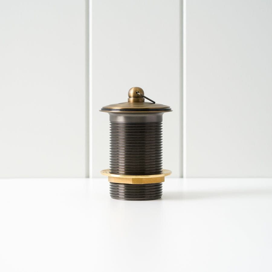 Plug and Waste Antique Brass | TileCloud