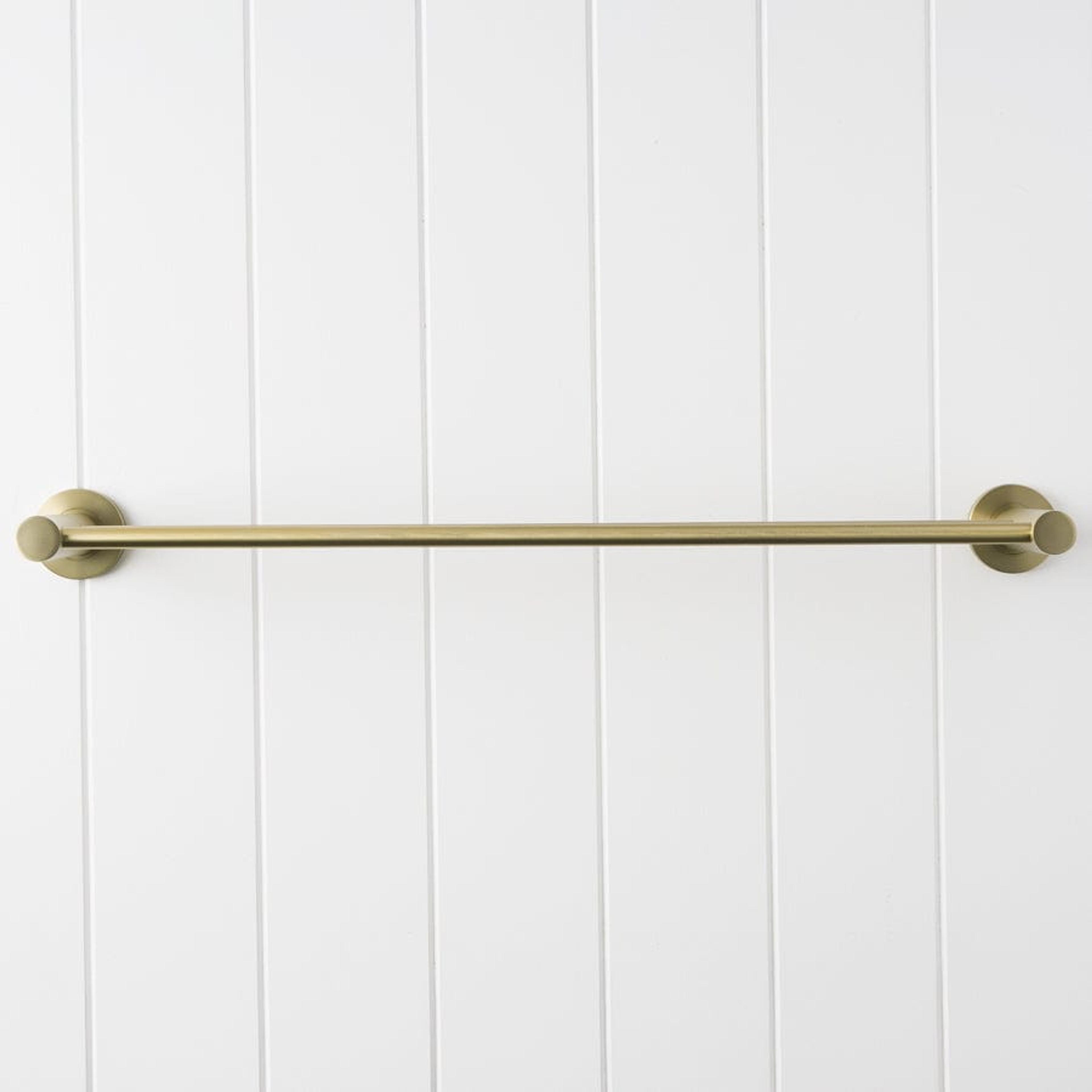 Yabby TAPWARE Sydney Double Towel Rail Warm Brushed Nickel