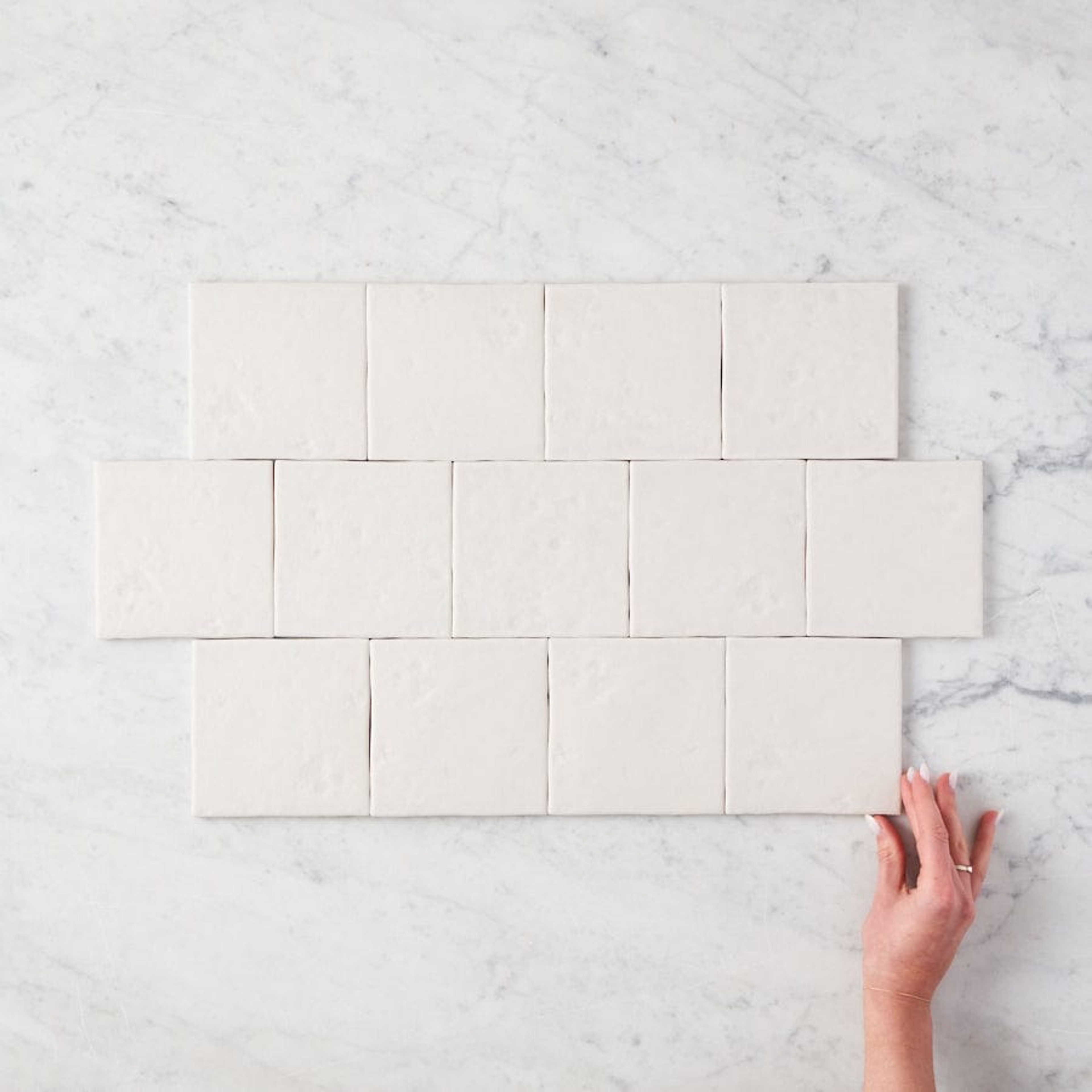 TileCloud TILE Albert Park Square Matte Vanilla Tile