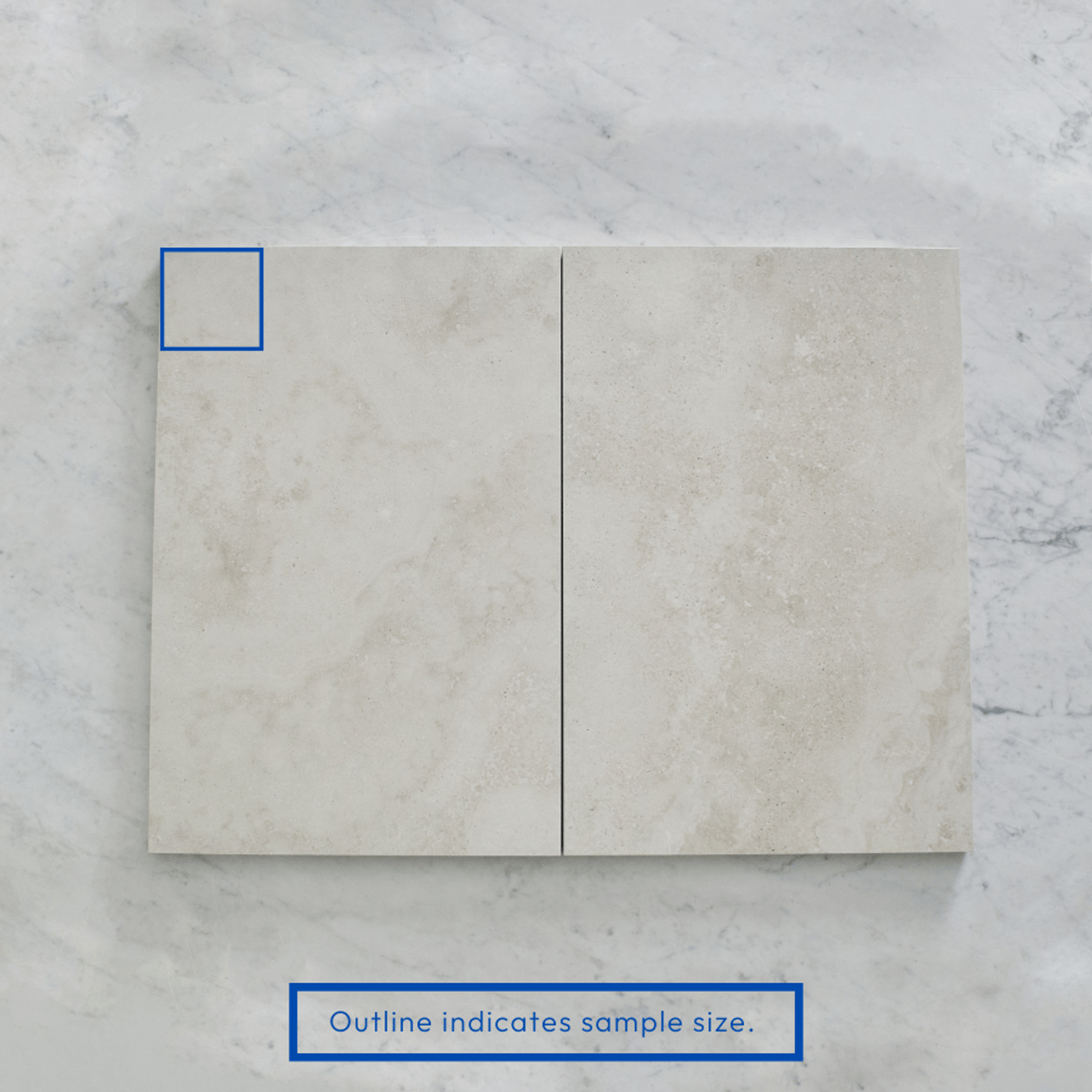 TC SAMPLE Byron Travertine Look Ivory Matte Sample