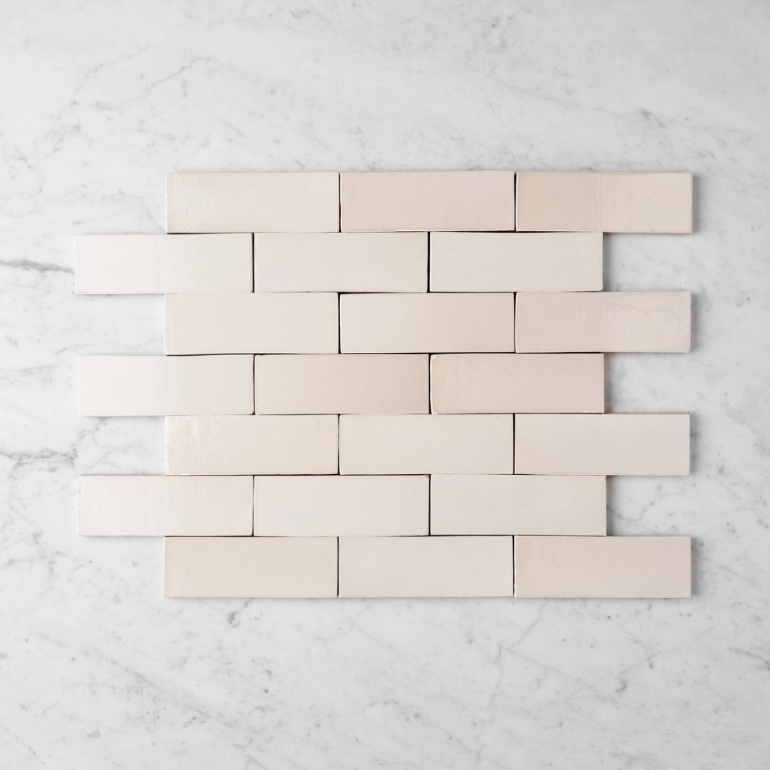 Noosa Semi Gloss Zellige Bone Subway Tile | TileCloud