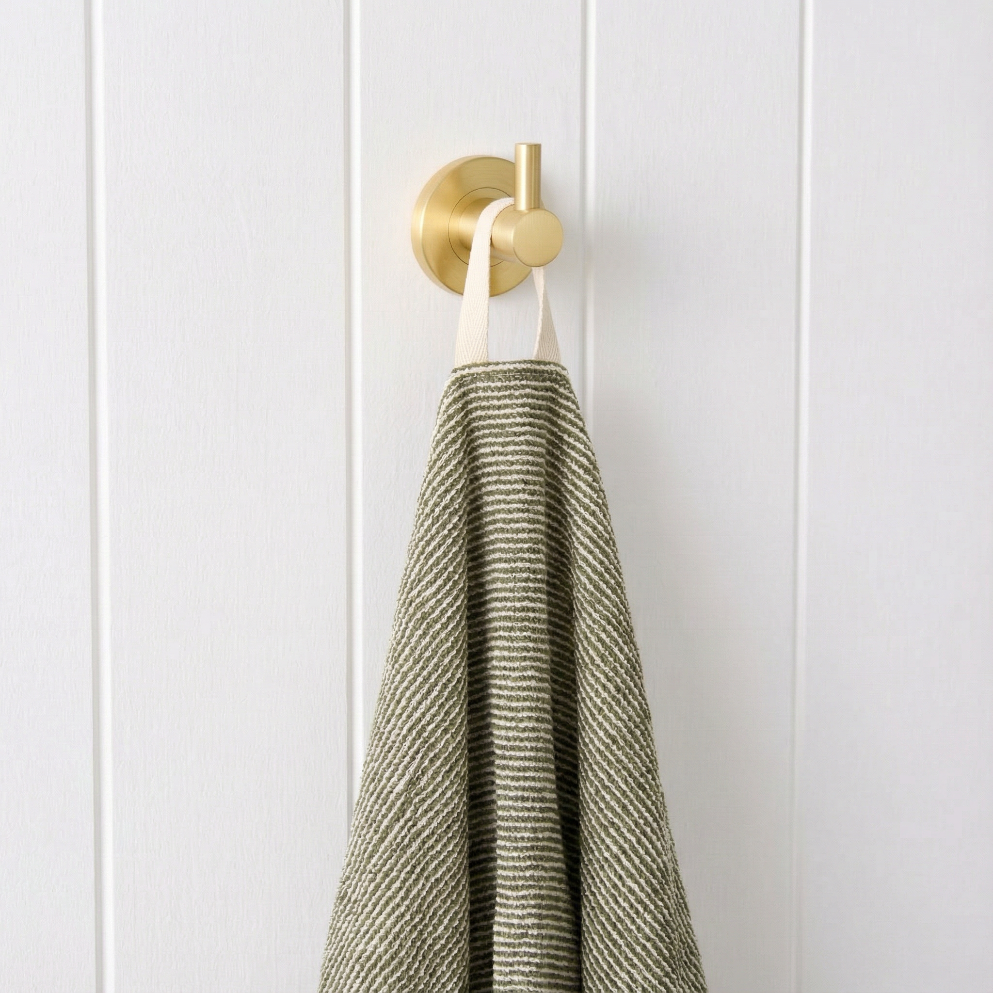 Sydney Robe Hook Brushed Brass | Yabby Tapware