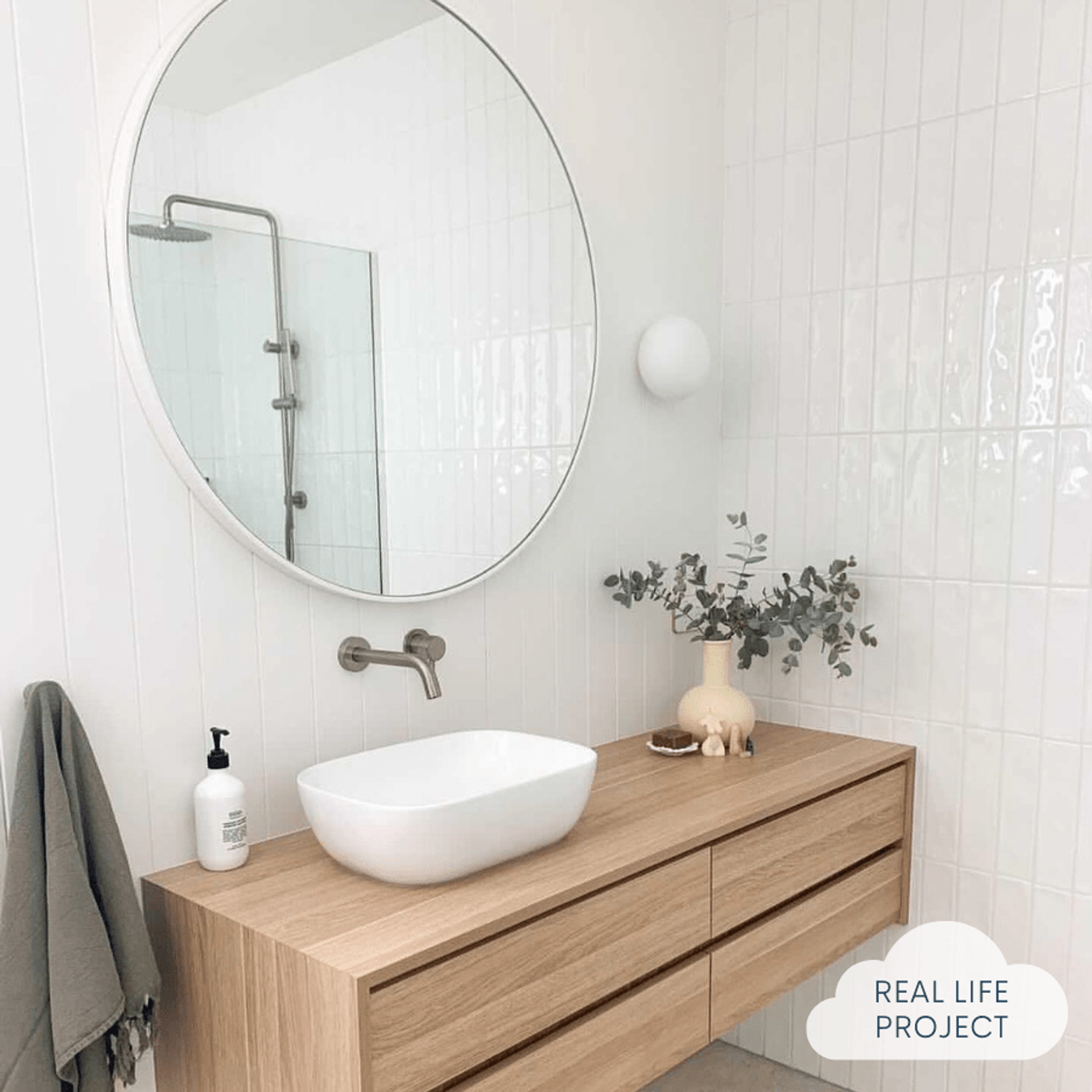 TileCloud TILE Newport Gloss Subway White Tile