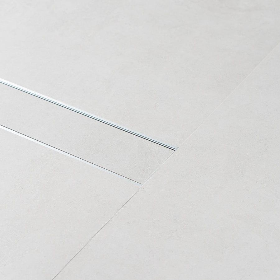 TileCloud TAPWARE Alumunium Floor Drain 1M Brushed Silver