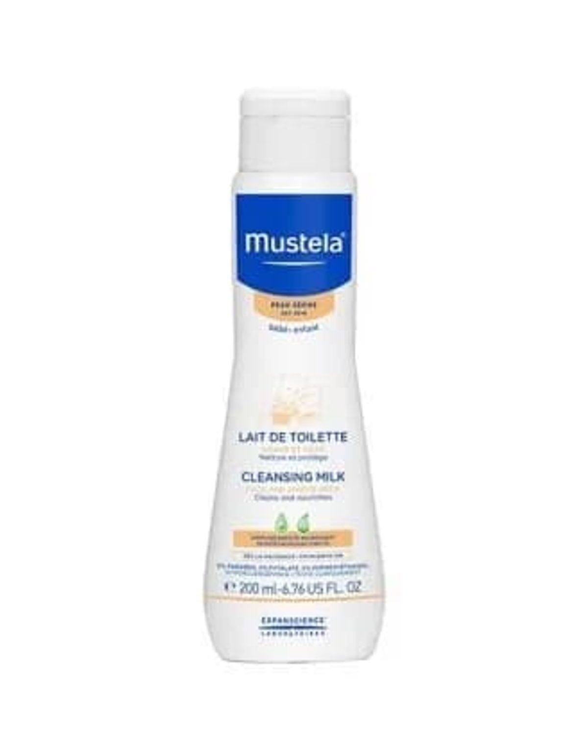 MUSTELA Lait de toilette sans rinçage à l’avocat bio 200 ml
