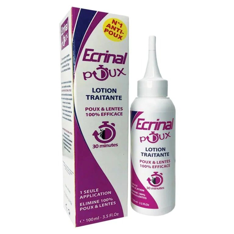 ECRINAL POUX Lotion traitante poux et lentes 100 ml