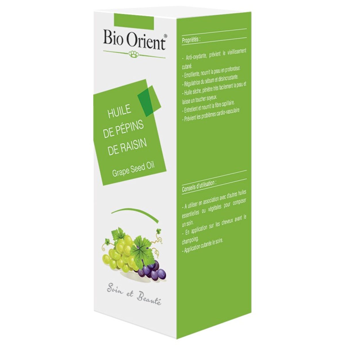 Bio Orient Huile de pépins de raisin 10 ml