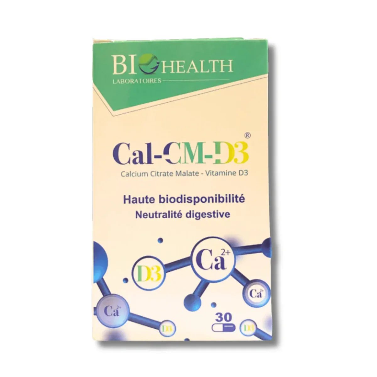 Biohealth Cal-CM-D3, 30 gélules