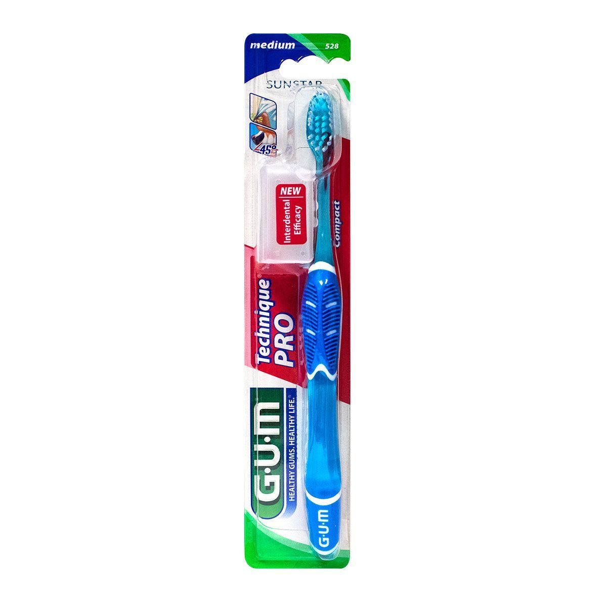 GUM Technique Pro Brosse à dents médium compacte 528