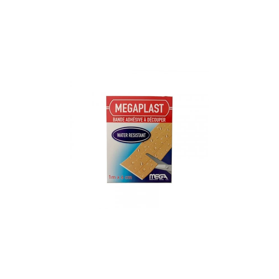 Megaplast Bande adhésive à découper Water Resistant, 1 m × 6 cm