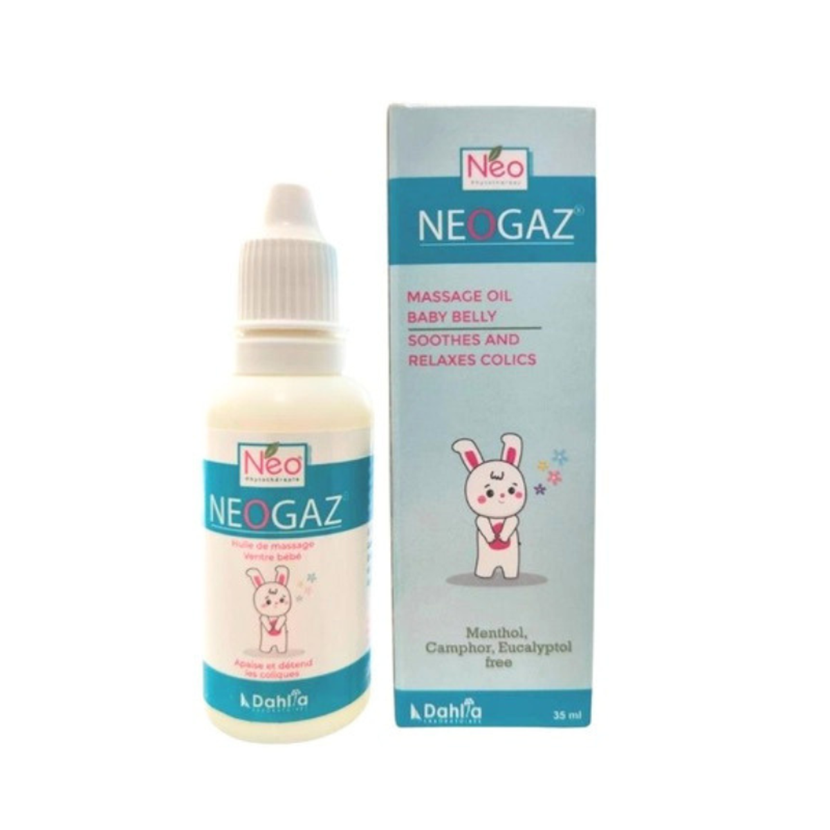 Dahlia Neogaz Huile de Massage Bébé 35 ml