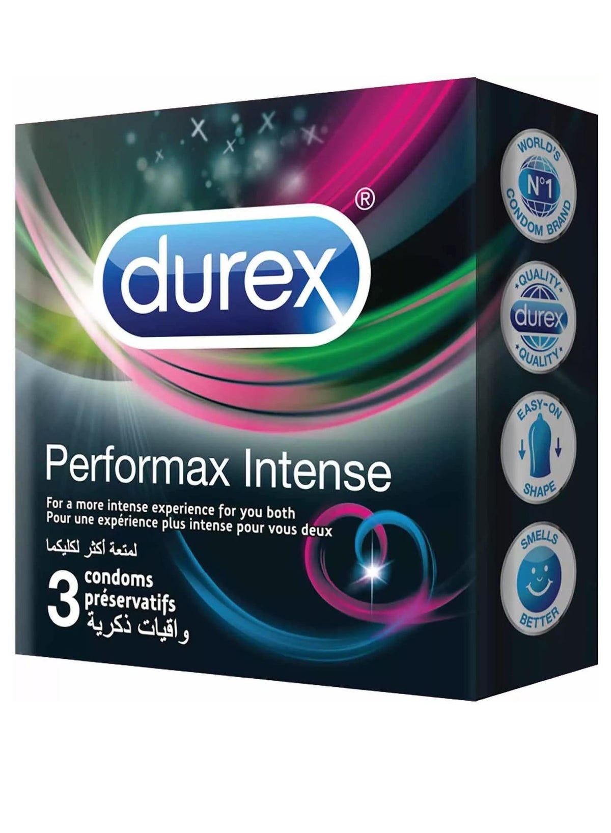 Durex Performax Intense, 3 préservatifs