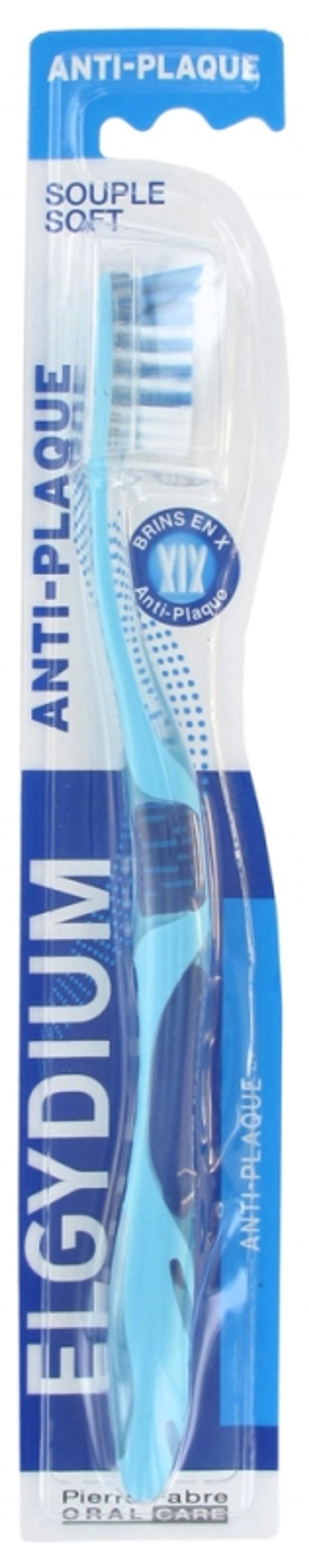 Elgydium Anti-Plaque Brosse à dents souple turquoise