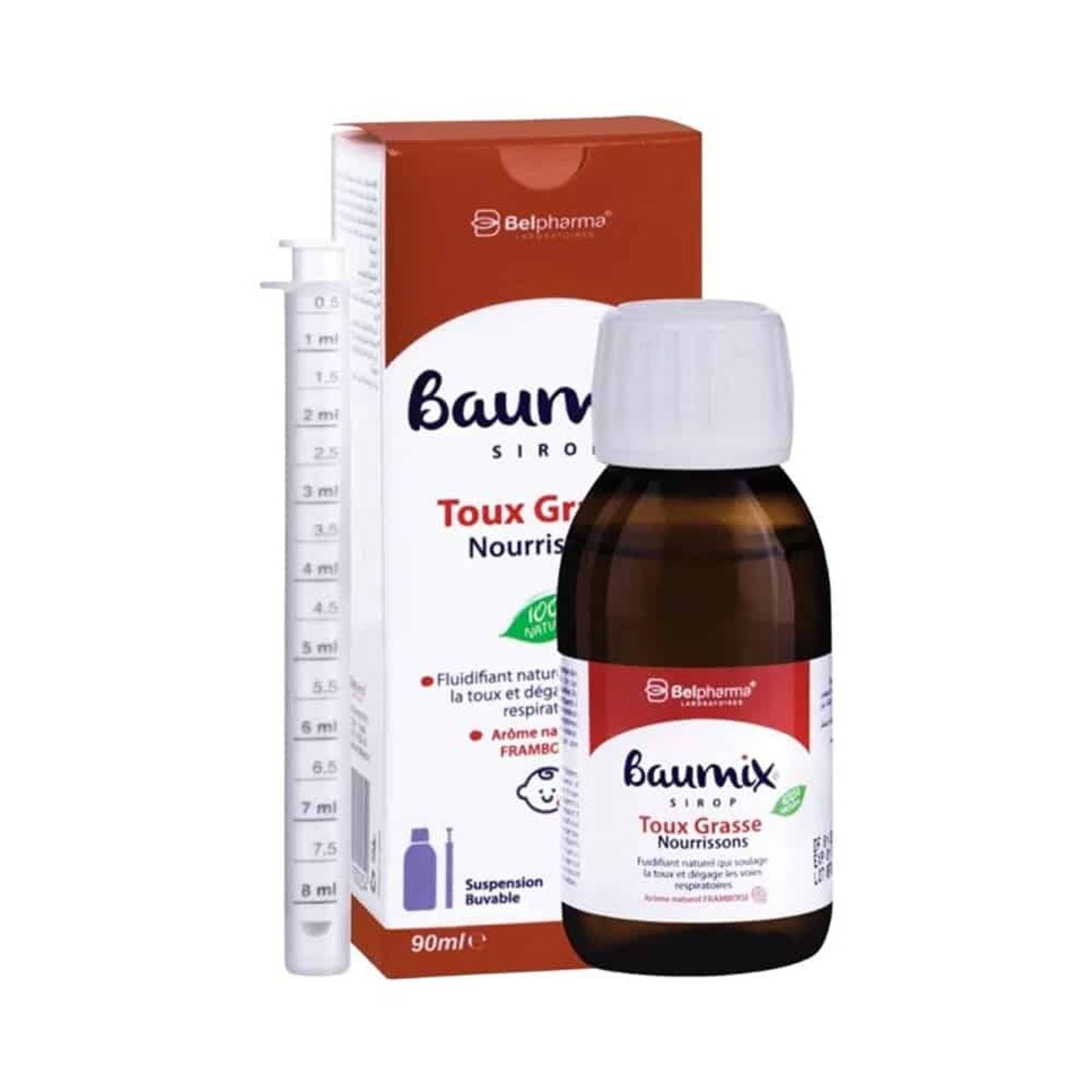 Baumix Sirop Toux Grasse Nourrissons, 90 ml