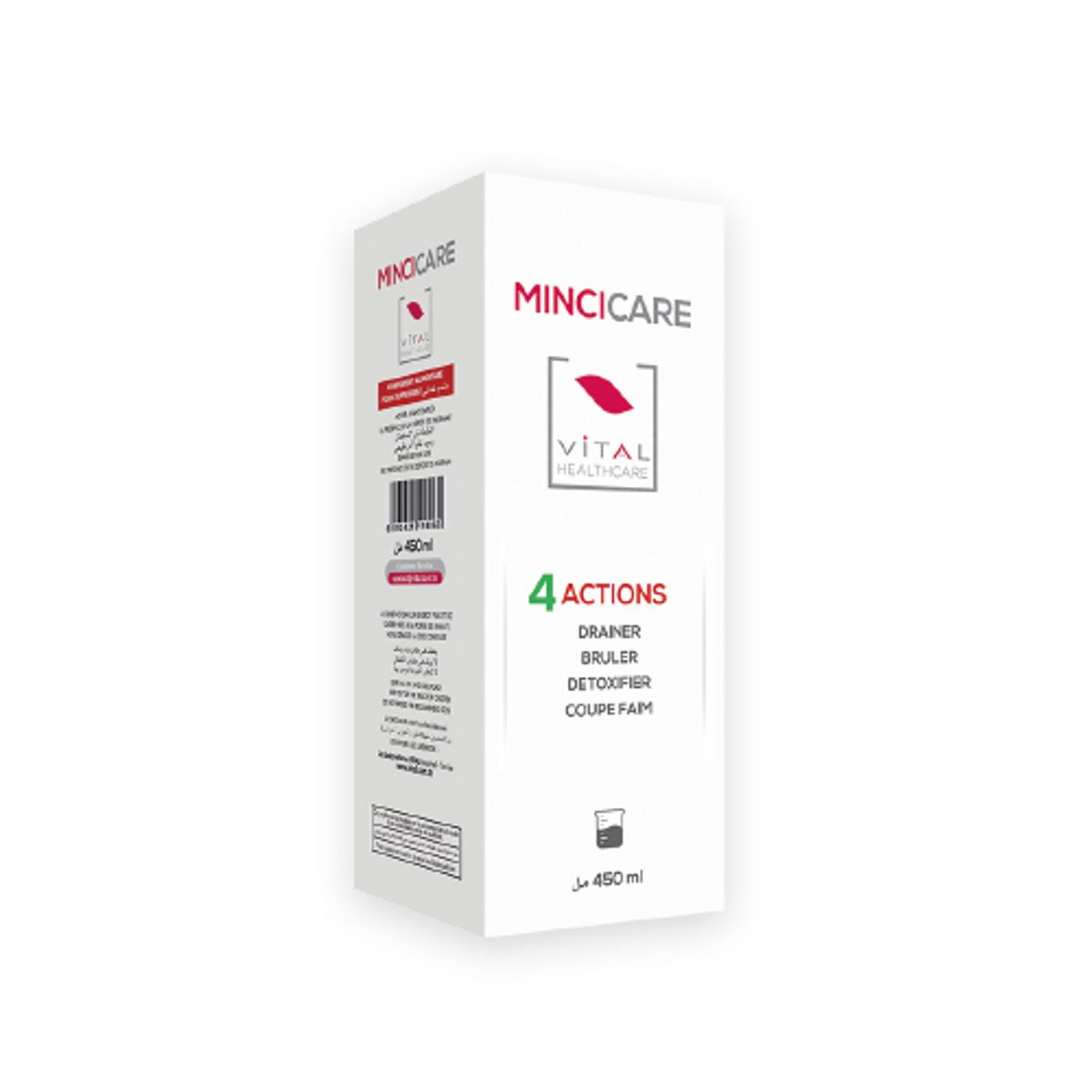 Vital Mincicare 4 Actions complément alimentaire, 450 ml