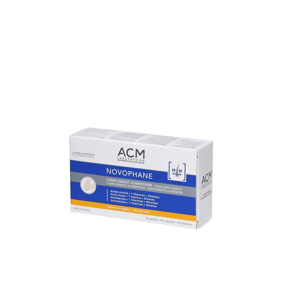 ACM Novophane Complément alimentaire cheveux et ongles 60 gélules