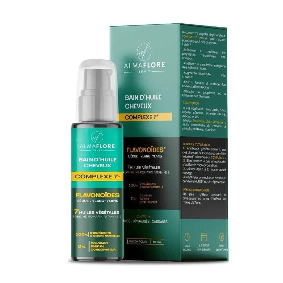 Almaflore Bain d’Huile Cheveux 100 ml
