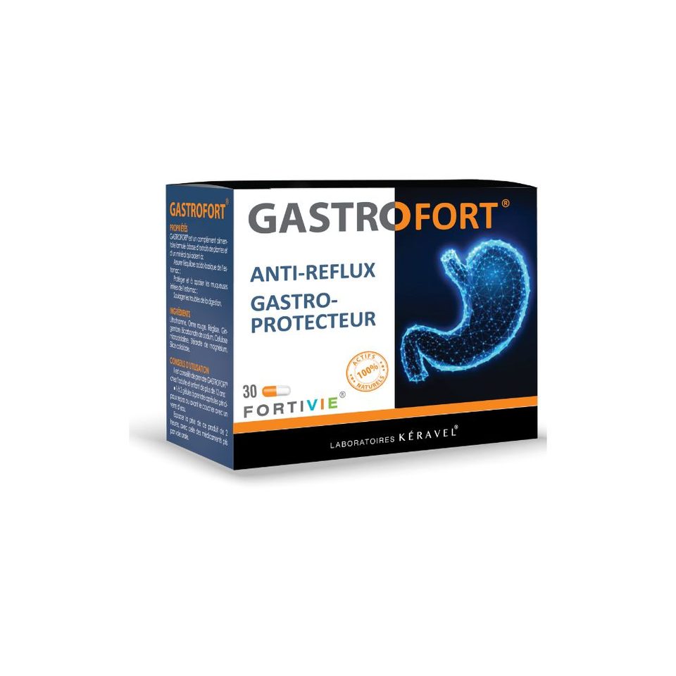 Keravel Gastrofort, complément alimentaire, 30 gélules