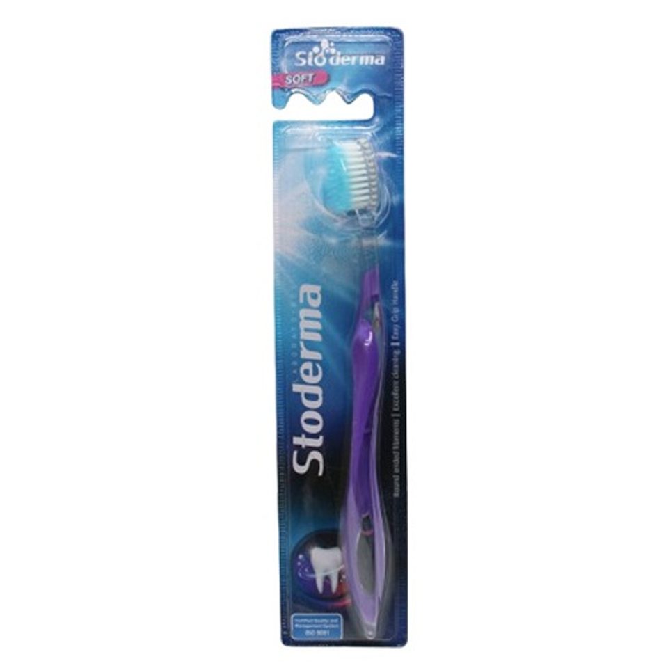 Brosse à dents Stoderma souple violette