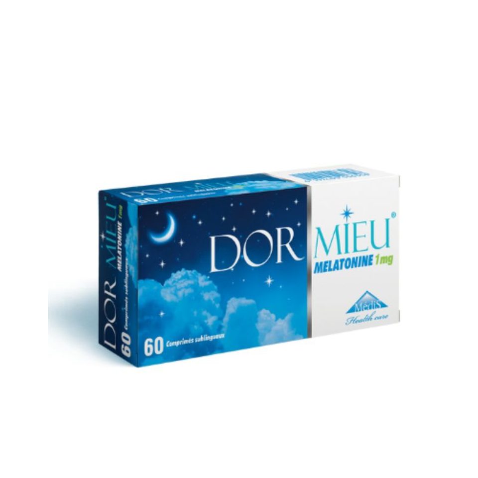 MédiS Dormieu Mélatonine 1 mg, 60 comprimés sublinguaux