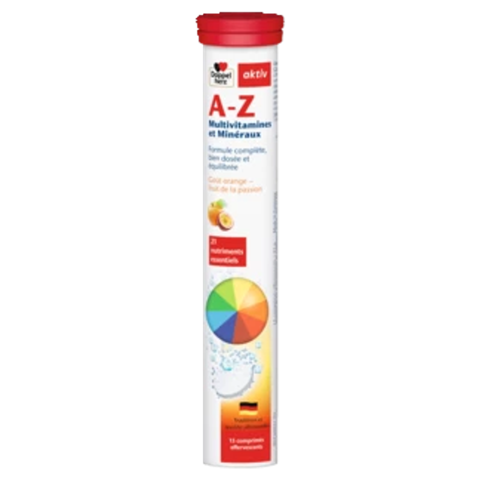 Doppelherz aktiv A-Z Multivitamines et minéraux 15 comprimés effervescents