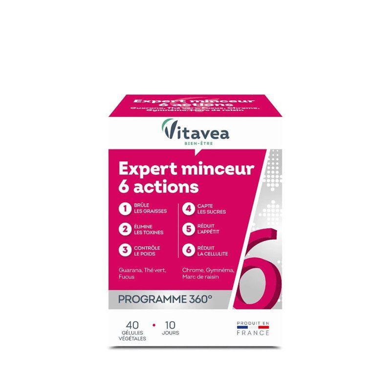 Vitavea Expert Minceur 6 actions, 40 gélules