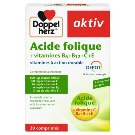 Doppelherz aktiv Acide folique DEPOT 30 comprimés