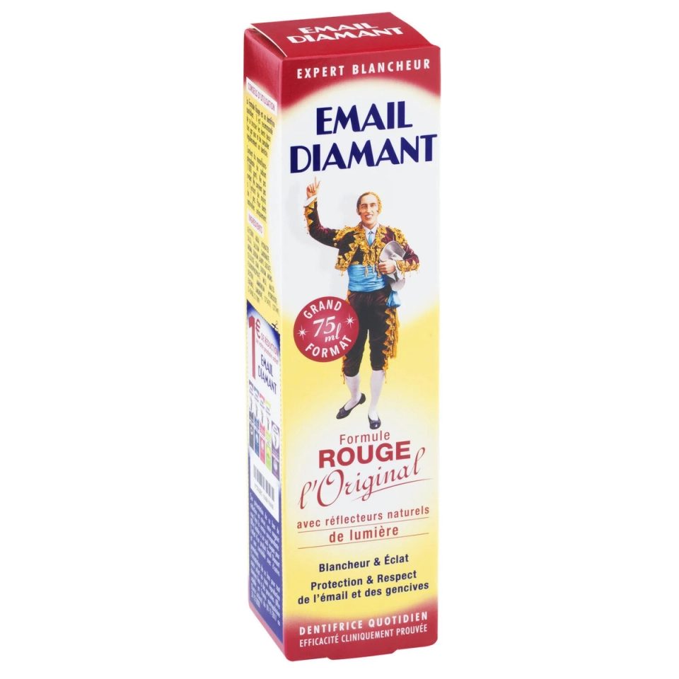 Email Diamant Dentifrice Formule Rouge l’Original, 75 ml