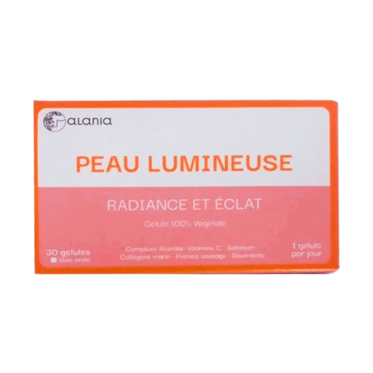 Alania Peau Lumineuse Radiance et Éclat, 30 gélules