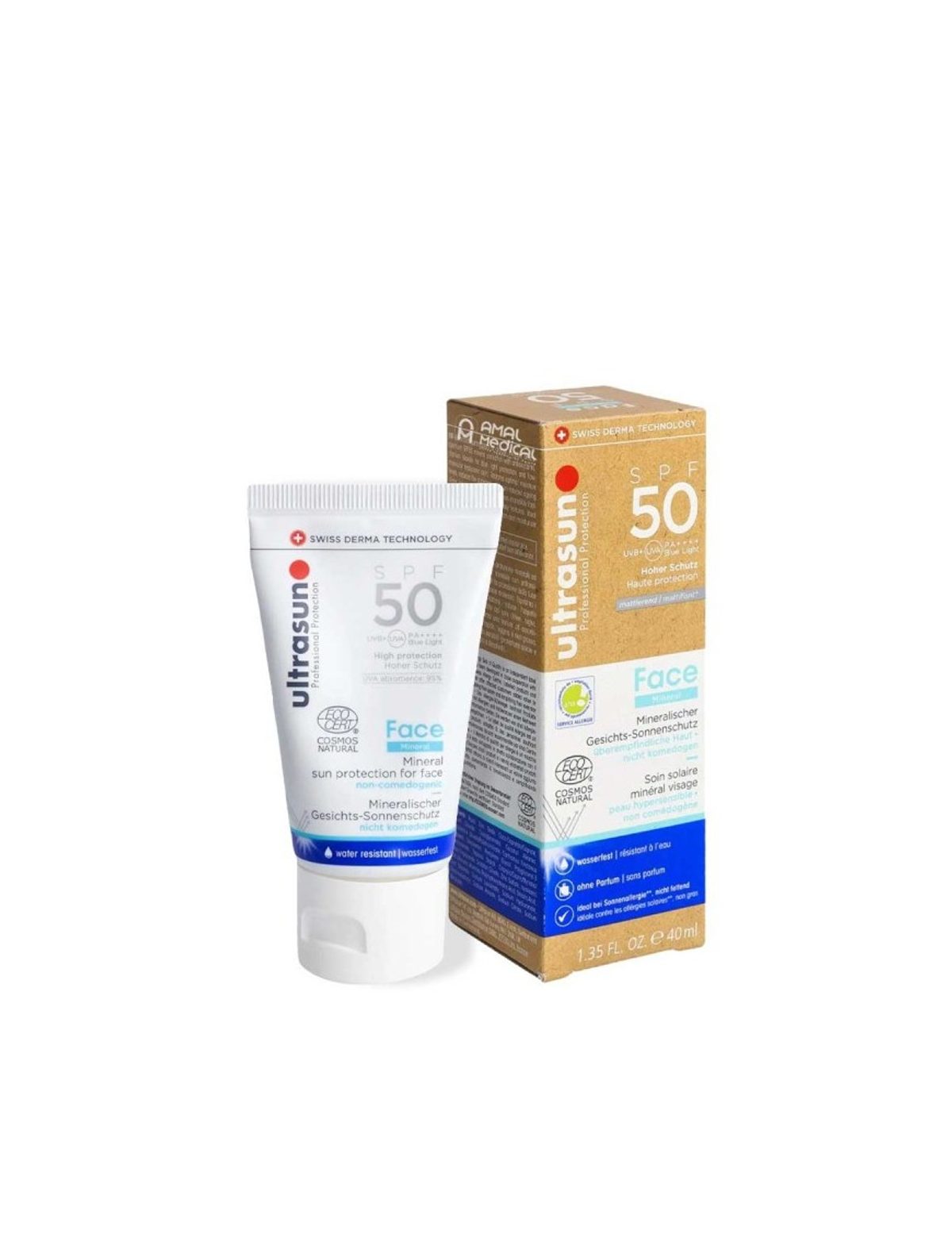 Ultrasun Face Mineral SPF 50+, 40 ml