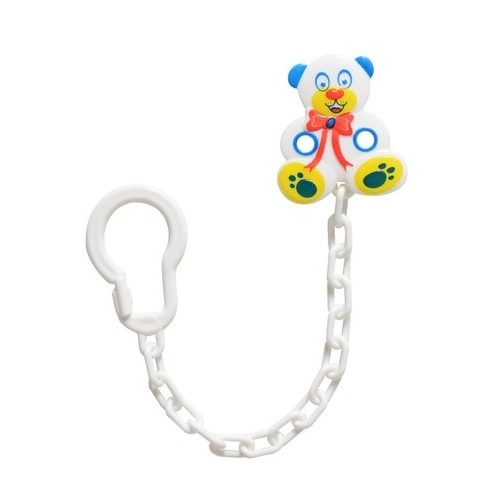 Attache-sucette Baby Pur avec clip et chaînette