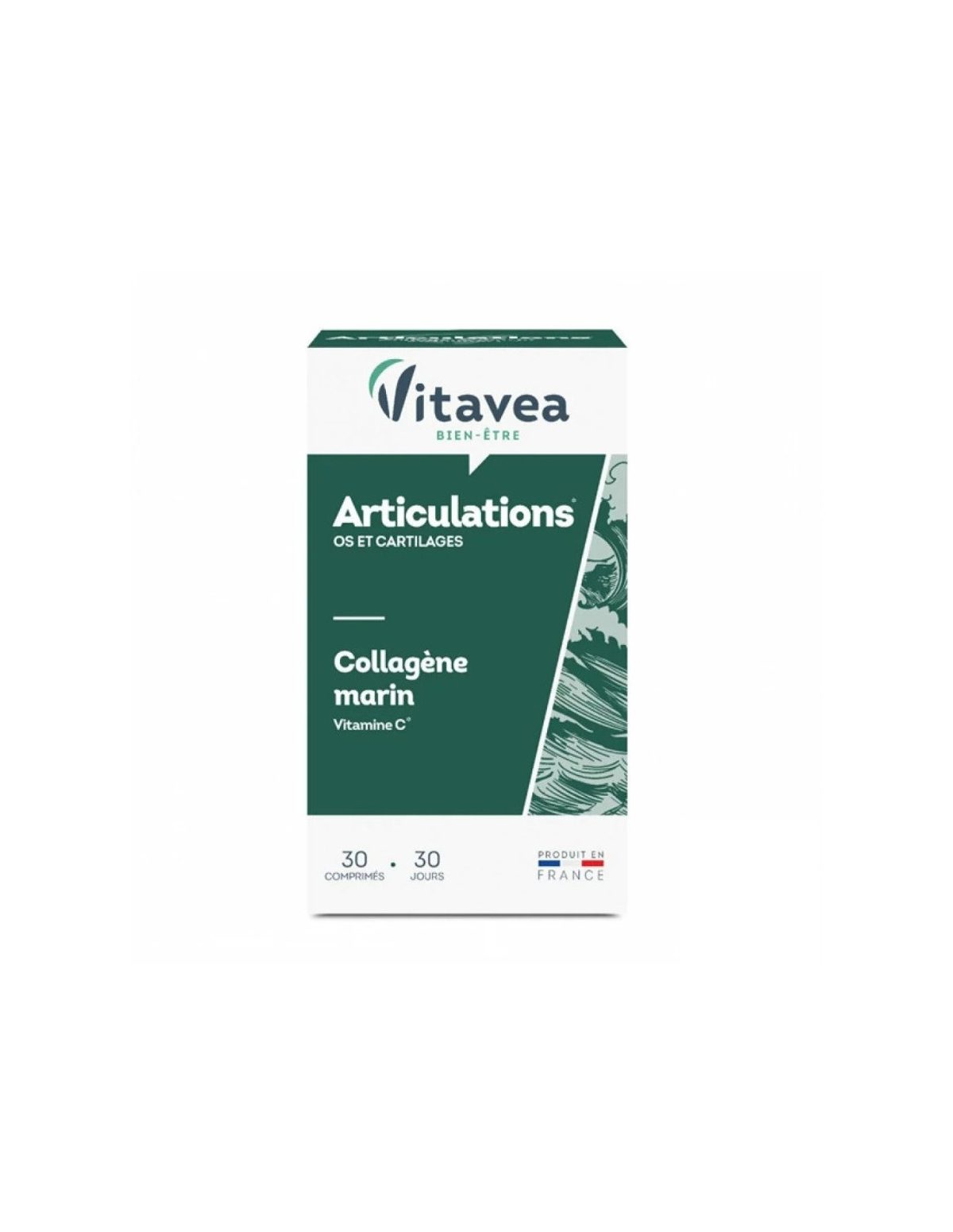 Vitavea Bien-être Articulations Collagène marin et vitamine C 30 comprimés
