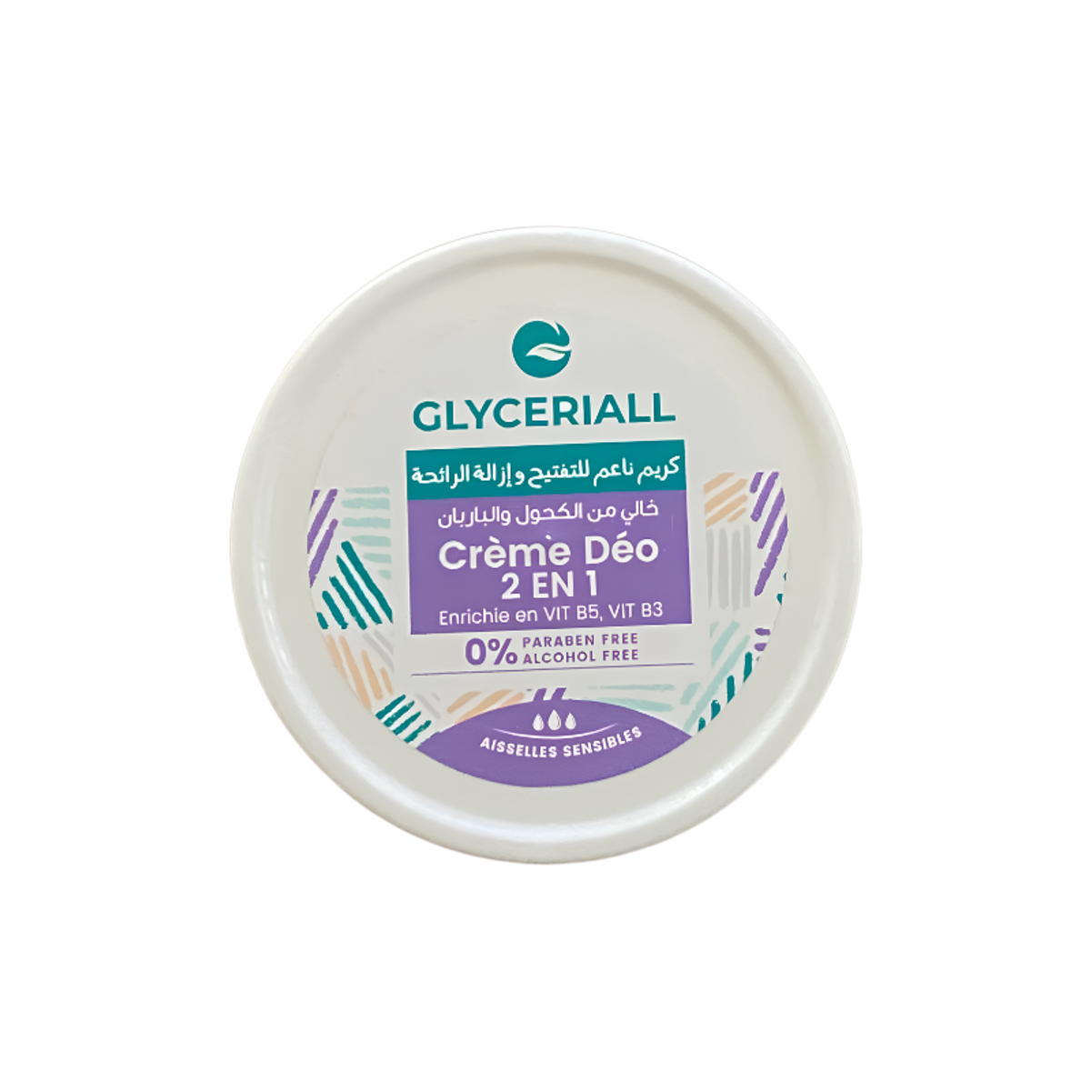 Glyceriall Crème Déo 2 en 1, 100 ml