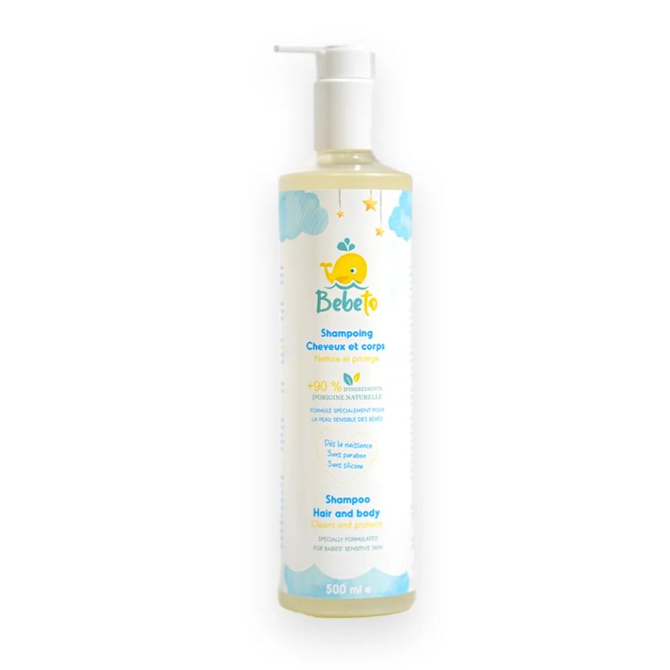 Bebeto Shampooing Cheveux et Corps, 500 ml