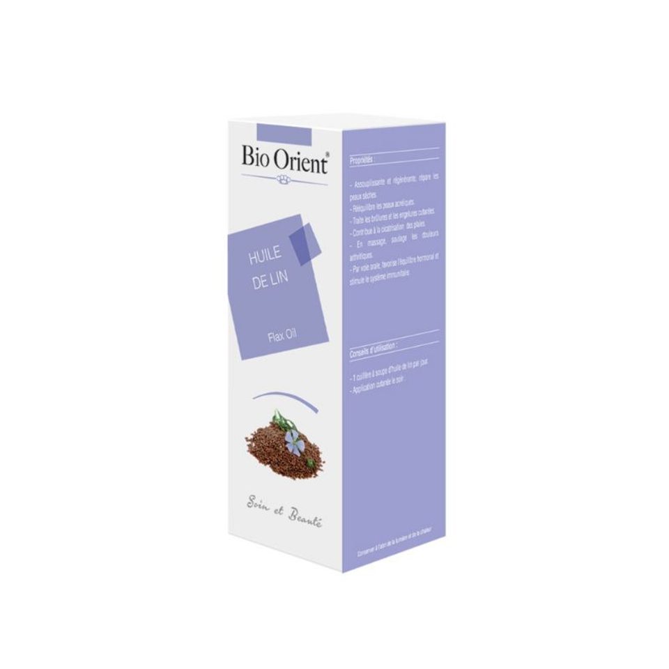 Bio Orient Huile végétale de lin 10 ml