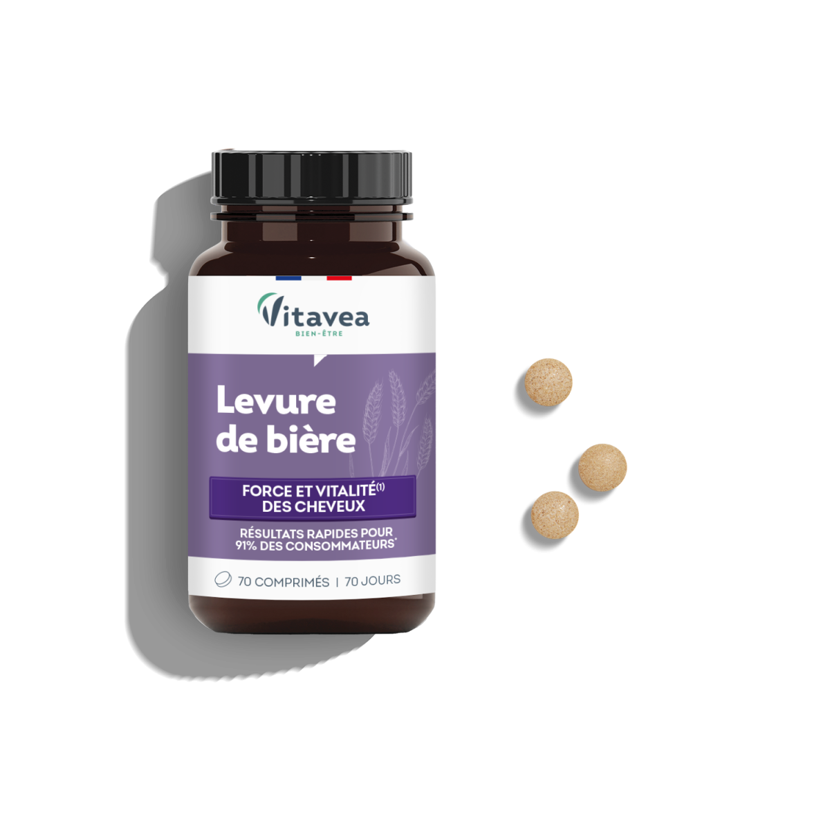 Vitavea Bien-être Levure de bière, sélénium et zinc 60 comprimés