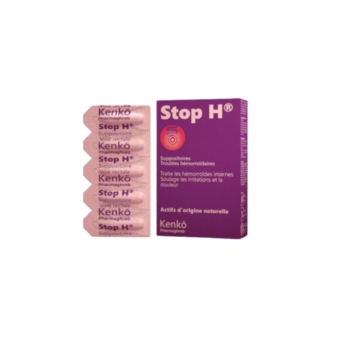 Kenko Stop H, 10 suppositoires